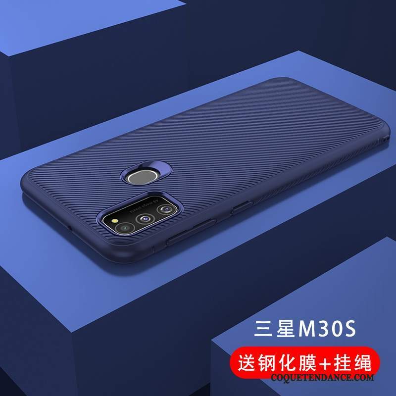 Samsung Galaxy M30s Coque Étui Incassable Membrane Protection Fluide Doux