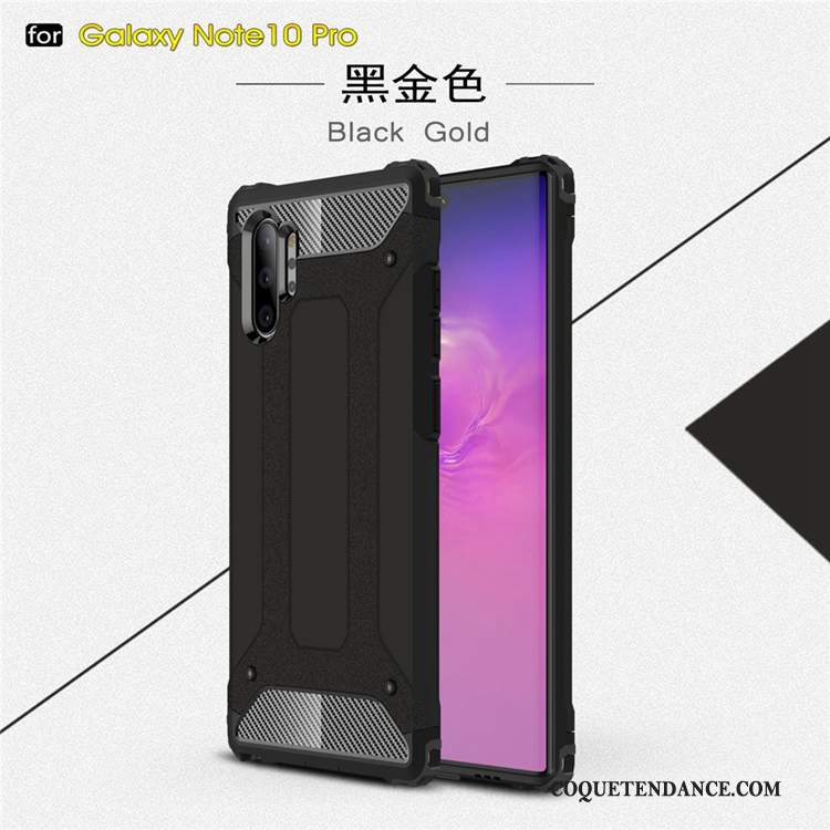 Samsung Galaxy Note 10+ Coque Incassable Bleu De Téléphone Étui Tout Compris