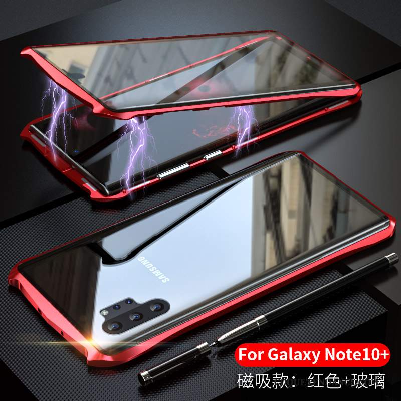 Samsung Galaxy Note 10+ Coque Incassable De Téléphone Étui Verre Protection