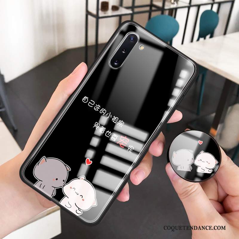 Samsung Galaxy Note 10 Coque Tendance Violet Amoureux De Téléphone Net Rouge
