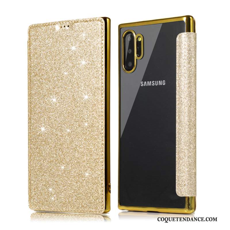 Samsung Galaxy Note 10+ Coque Étui Noir