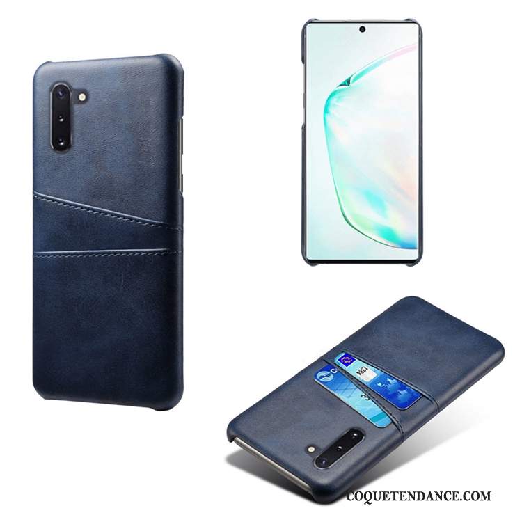 Samsung Galaxy Note 10 Coque Étui Vert Petit Incassable Modèle Fleurie