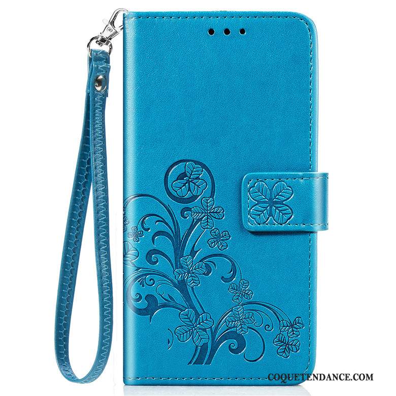 Samsung Galaxy Note 10 Lite Coque Bleu Étui En Cuir Tout Compris De Téléphone Protection