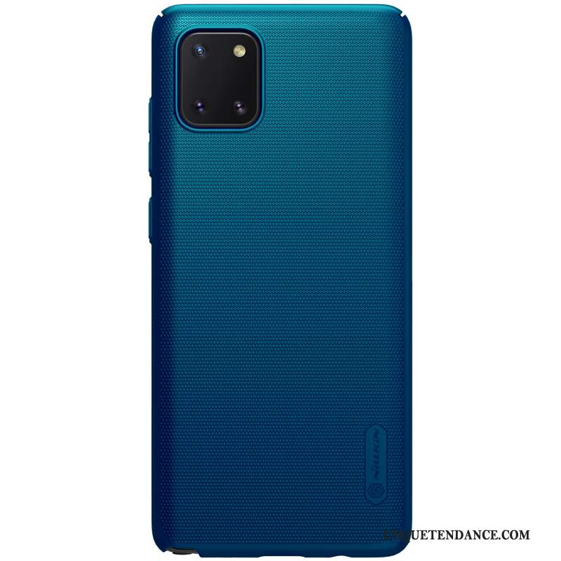 Samsung Galaxy Note 10 Lite Coque Protection Étui Délavé En Daim Difficile De Téléphone