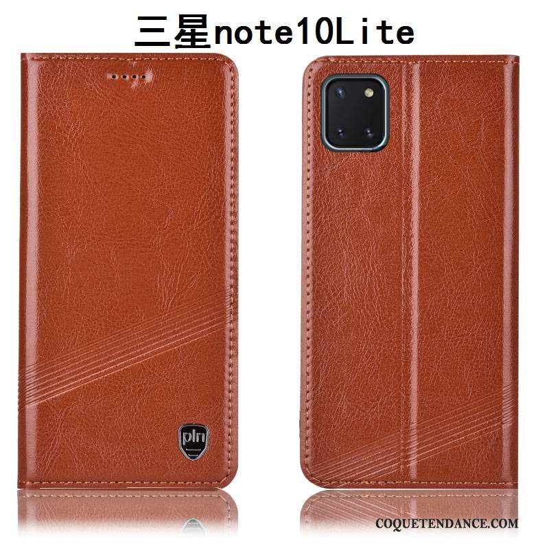 Samsung Galaxy Note 10 Lite Coque Tout Compris Rouge Incassable De Téléphone Étui