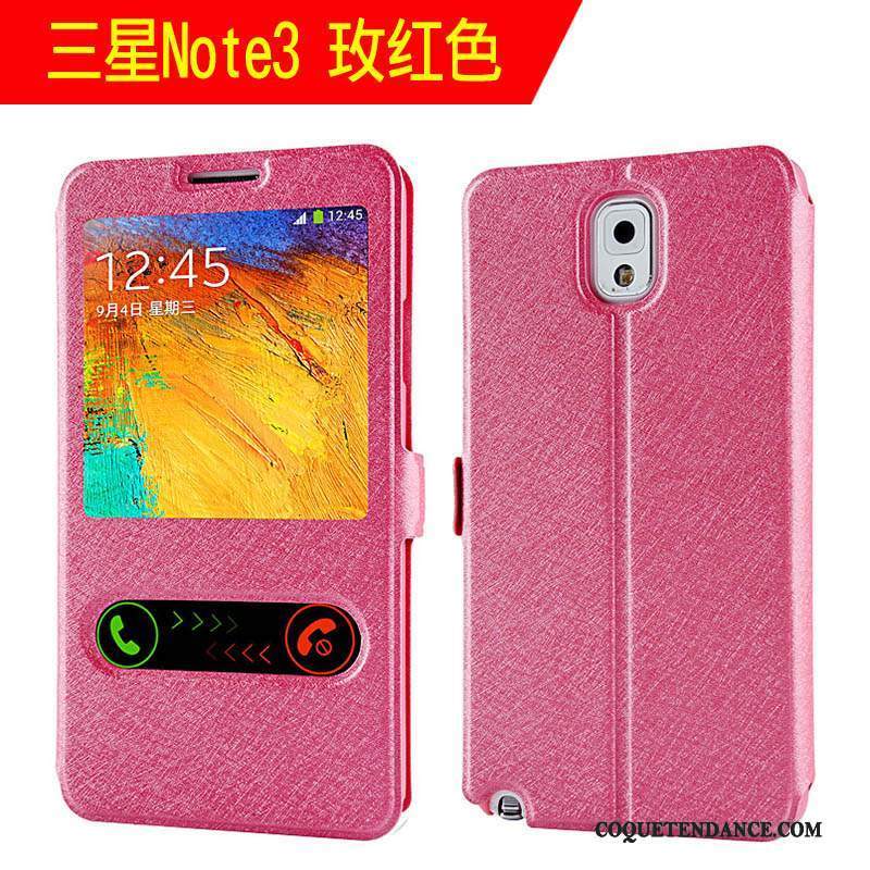 Samsung Galaxy Note 3 Coque Clamshell Protection Tout Compris Rouge Tendance