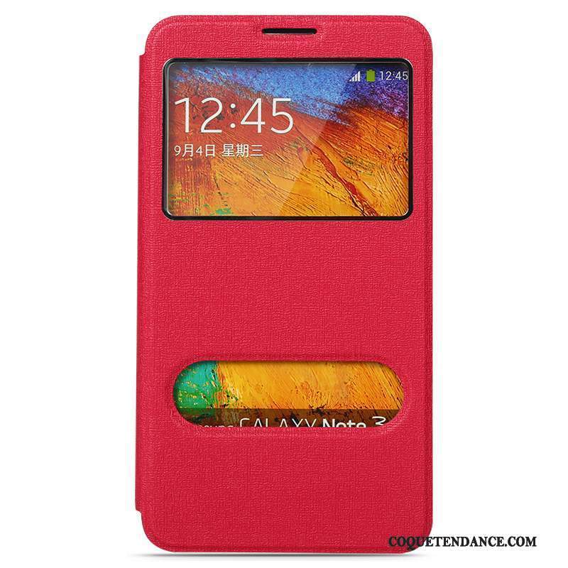 Samsung Galaxy Note 3 Coque Couvercle Arrière Étui En Cuir Incassable Protection Support