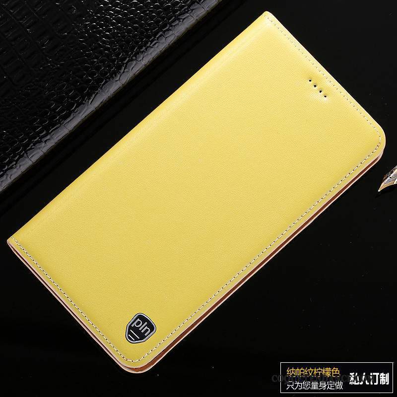 Samsung Galaxy Note 3 Coque De Téléphone Étui En Cuir Jaune Protection Housse