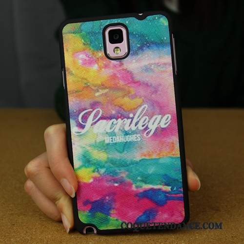 Samsung Galaxy Note 3 Coque Dessin Animé Difficile Multicolore Étui Charmant