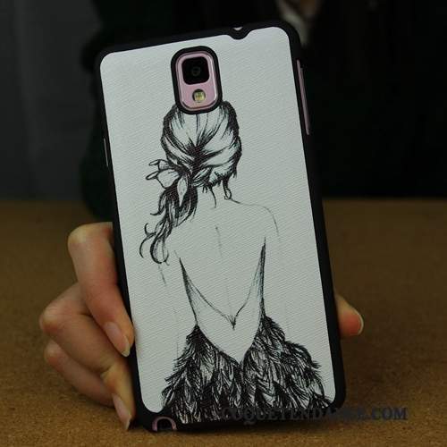 Samsung Galaxy Note 3 Coque Dessin Animé Difficile Multicolore Étui Charmant