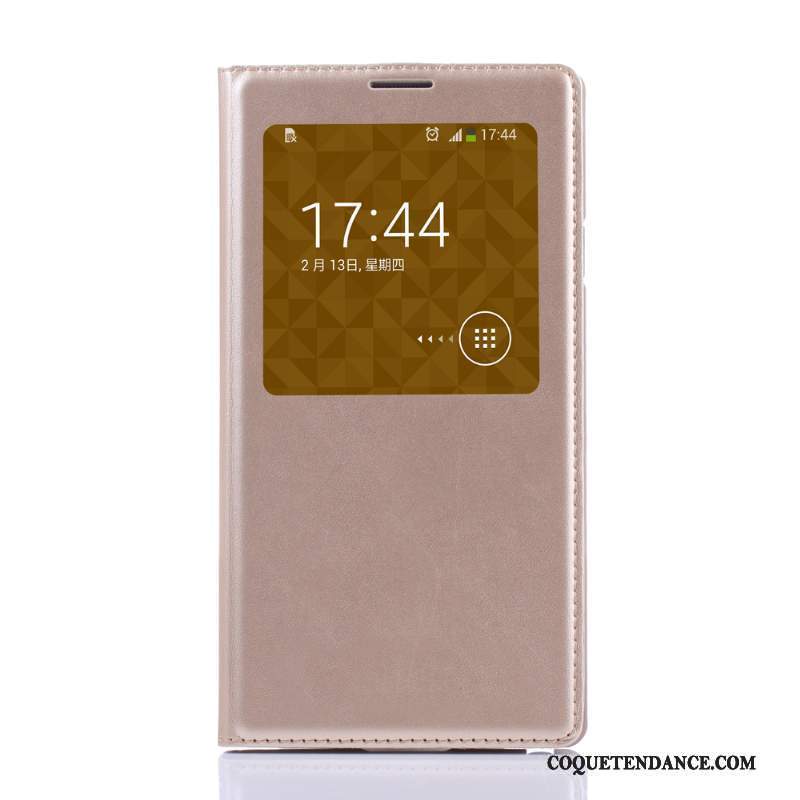 Samsung Galaxy Note 3 Coque Housse Protection Étui En Cuir Orange