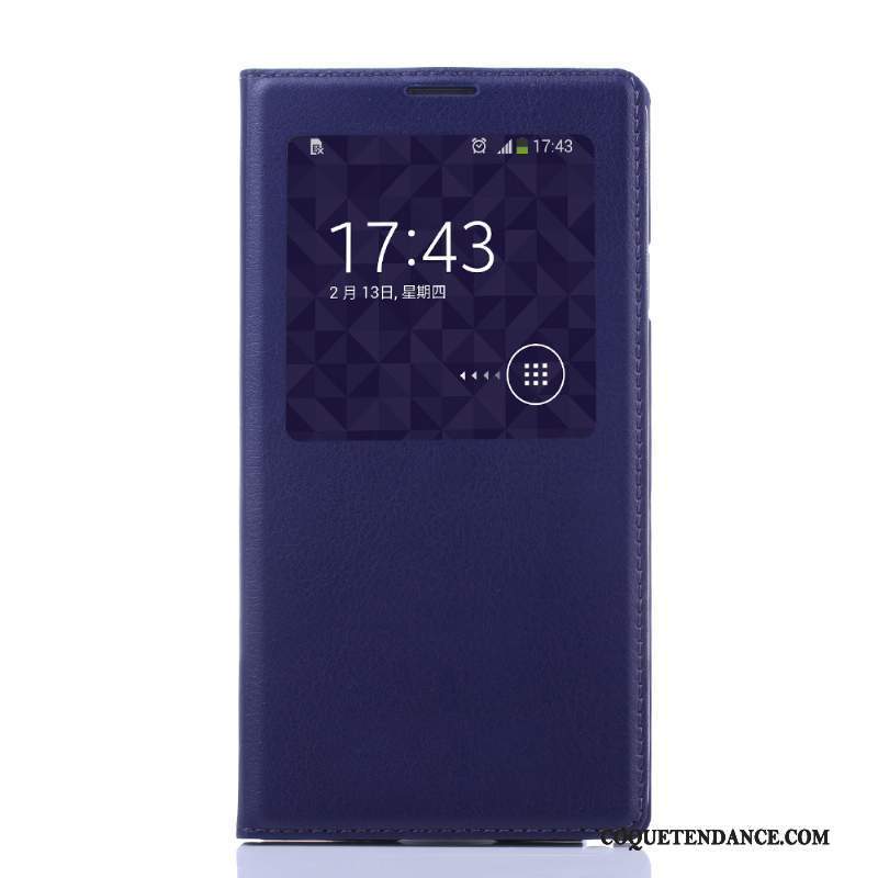 Samsung Galaxy Note 3 Coque Housse Protection Étui En Cuir Orange