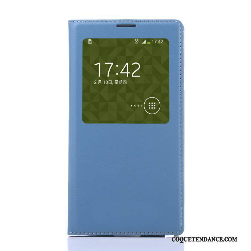 Samsung Galaxy Note 3 Coque Housse Protection Étui En Cuir Orange