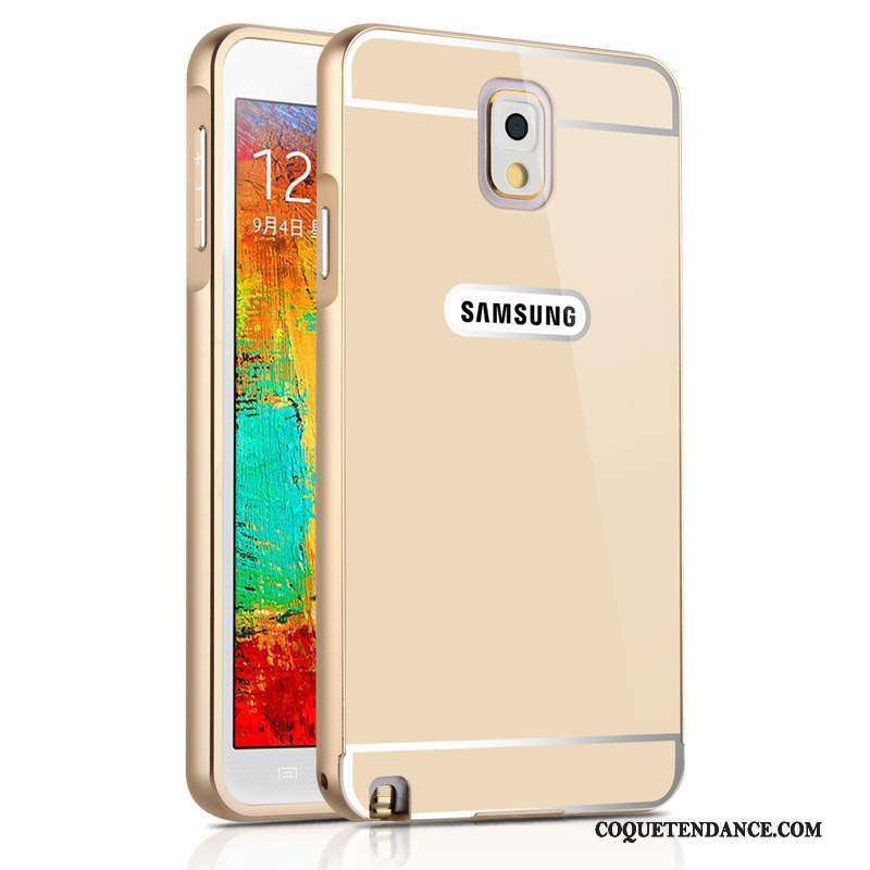 Samsung Galaxy Note 3 Coque Protection Métal Couvercle Arrière Or Incassable