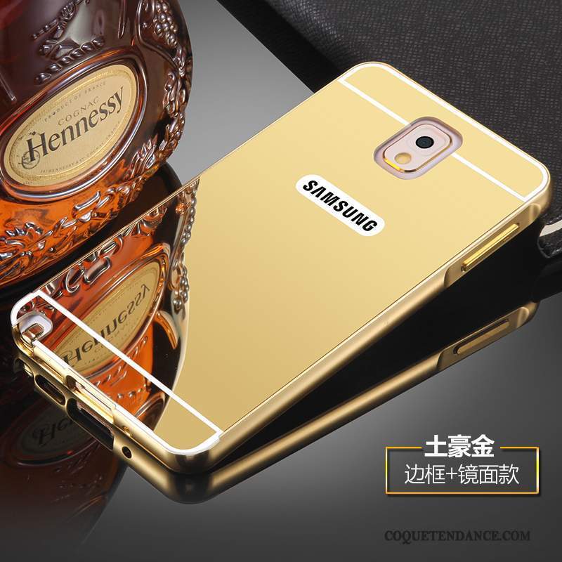 Samsung Galaxy Note 3 Coque Protection Métal Couvercle Arrière Or Incassable