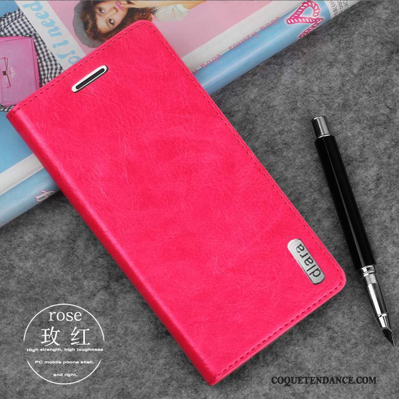 Samsung Galaxy Note 3 Coque Étui Protection Rouge Étui En Cuir