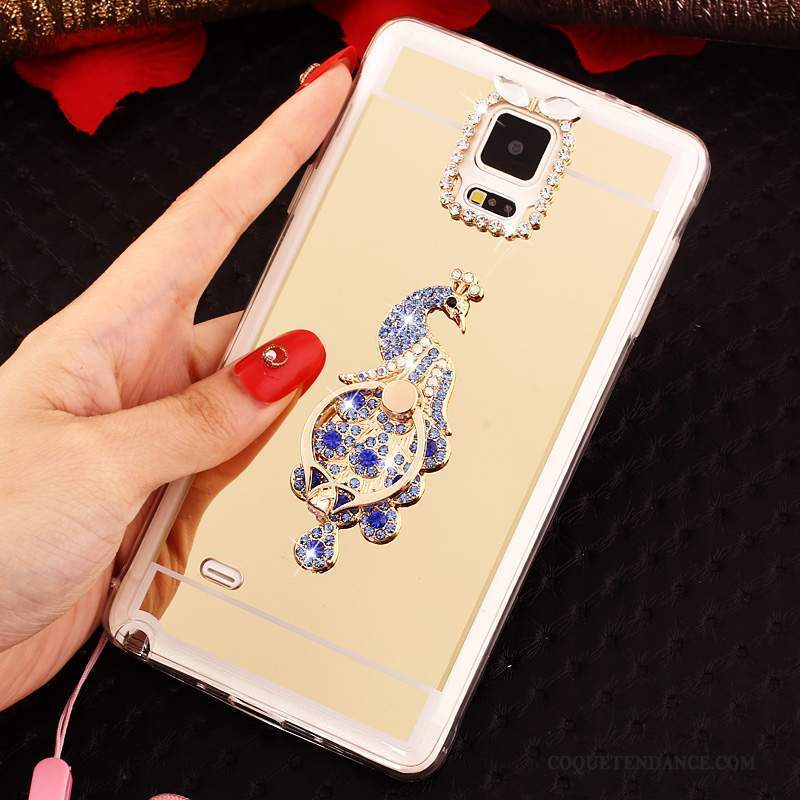 Samsung Galaxy Note 4 Coque Anneau Or Protection Étui Ornements Suspendus