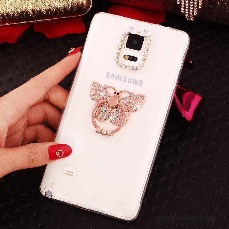 Samsung Galaxy Note 4 Coque Blanc Mince Protection Nouveau