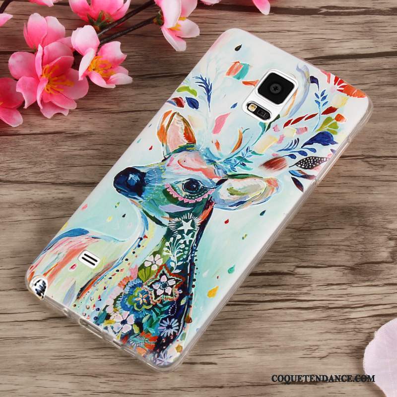 Samsung Galaxy Note 4 Coque De Téléphone Fluide Doux Incassable Silicone Créatif