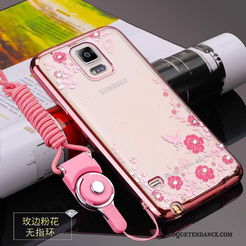 Samsung Galaxy Note 4 Coque De Téléphone Or Fluide Doux Protection Étui