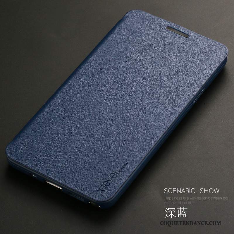 Samsung Galaxy Note 4 Coque De Téléphone Étui Étui En Cuir Rouge Clamshell