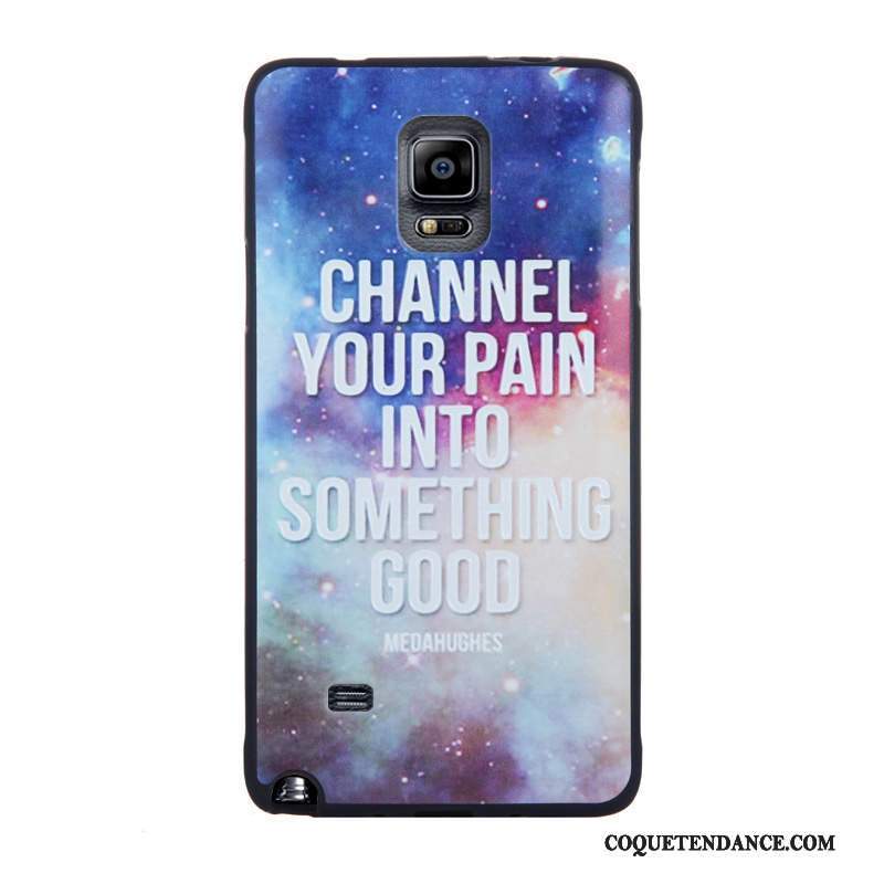 Samsung Galaxy Note 4 Coque Gaufrage Fluide Doux Multicolore Protection Dessin Animé