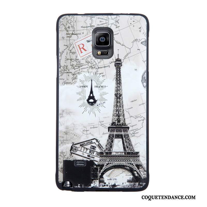 Samsung Galaxy Note 4 Coque Gaufrage Fluide Doux Multicolore Protection Dessin Animé