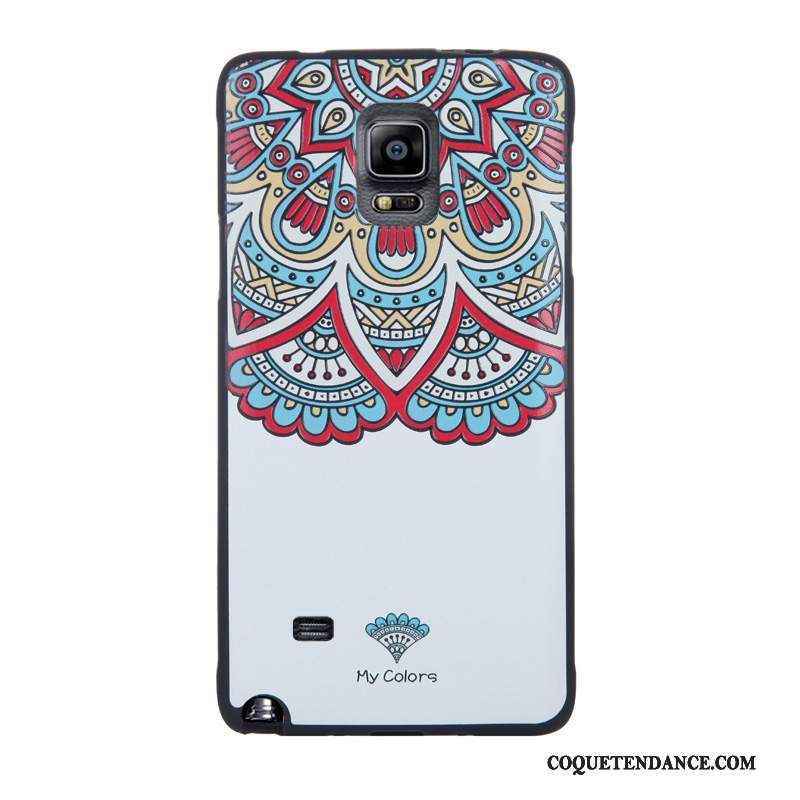 Samsung Galaxy Note 4 Coque Gaufrage Fluide Doux Multicolore Protection Dessin Animé