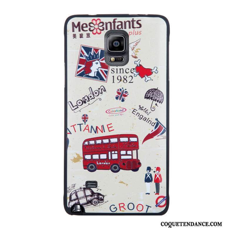 Samsung Galaxy Note 4 Coque Gaufrage Fluide Doux Multicolore Protection Dessin Animé