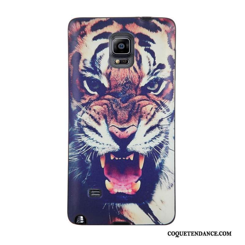 Samsung Galaxy Note 4 Coque Gaufrage Fluide Doux Multicolore Protection Dessin Animé