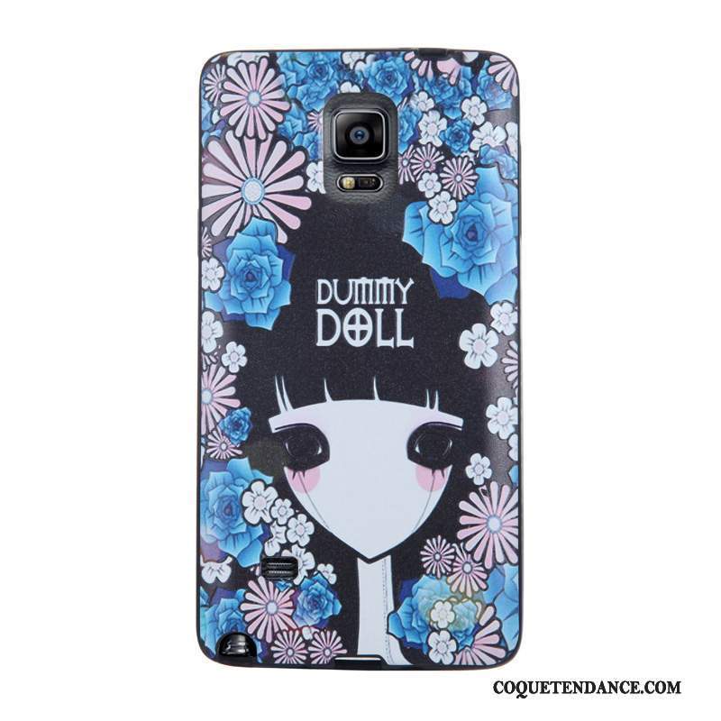 Samsung Galaxy Note 4 Coque Gaufrage Fluide Doux Multicolore Protection Dessin Animé