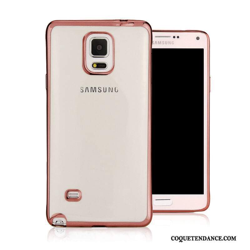 Samsung Galaxy Note 4 Coque Incassable Fluide Doux Silicone Placage
