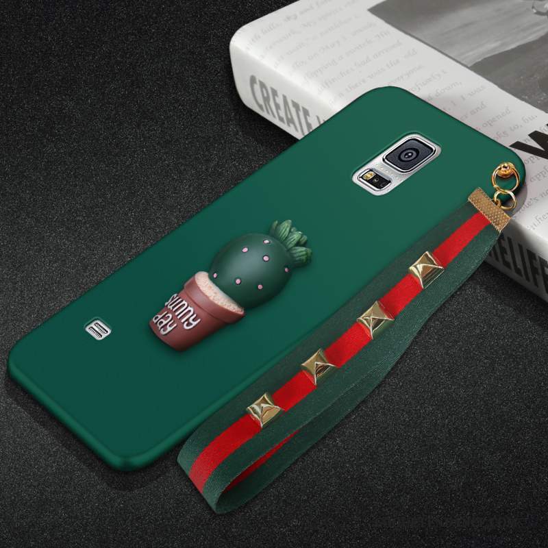 Samsung Galaxy Note 4 Coque Personnalité Protection Vert Foncé Silicone