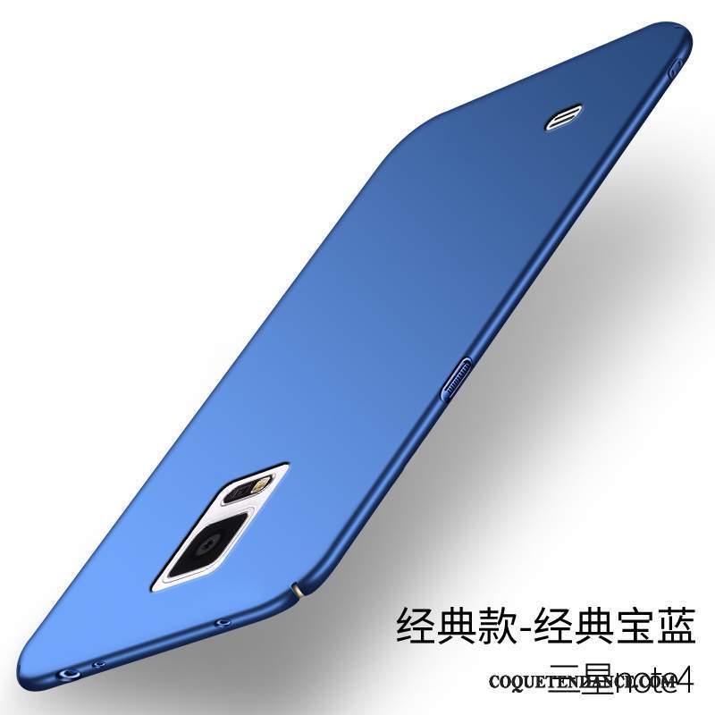 Samsung Galaxy Note 4 Coque Protection Délavé En Daim Étui Très Mince Or