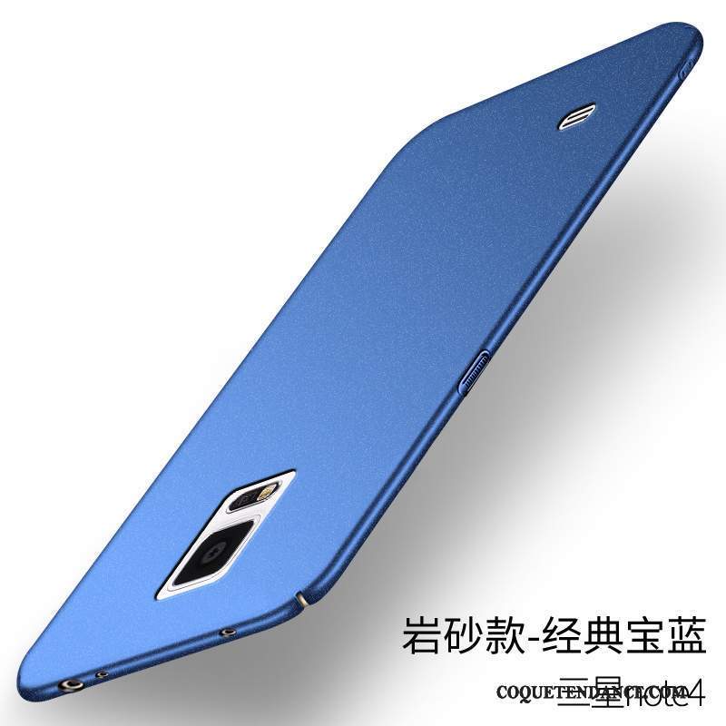 Samsung Galaxy Note 4 Coque Protection Délavé En Daim Étui Très Mince Or