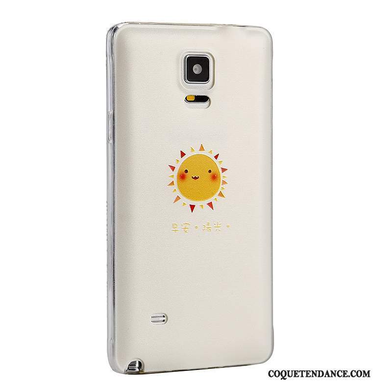 Samsung Galaxy Note 4 Coque Protection Jaune Silicone Étui De Téléphone