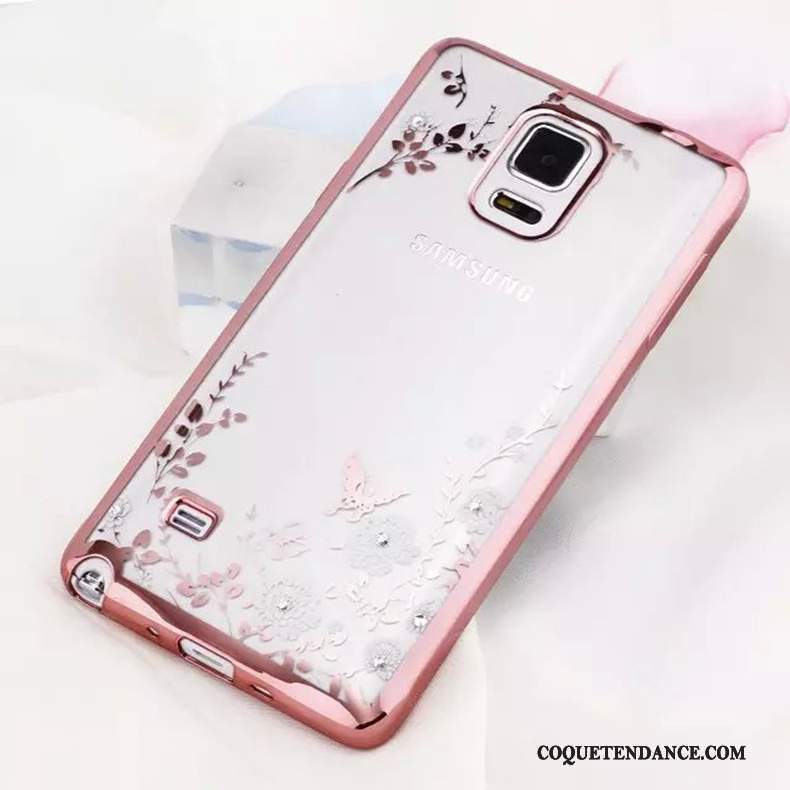 Samsung Galaxy Note 4 Coque Protection Silicone Incassable Or