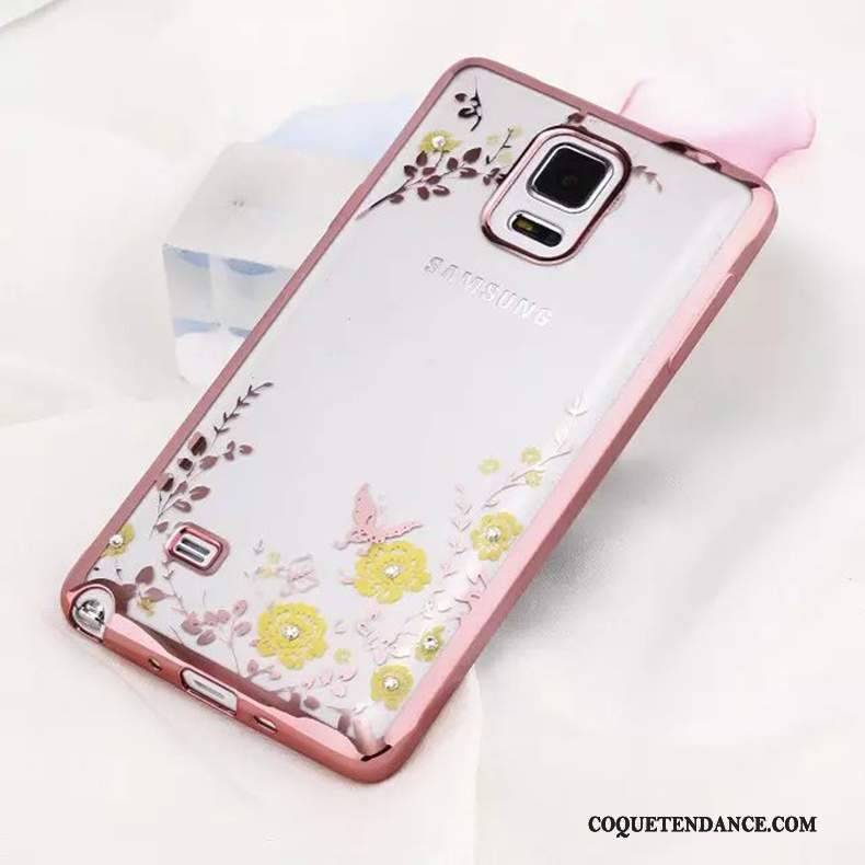 Samsung Galaxy Note 4 Coque Protection Silicone Incassable Or