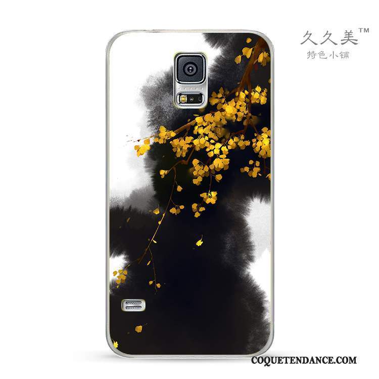 Samsung Galaxy Note 4 Coque Style Chinois Protection Petit Fluide Doux Silicone