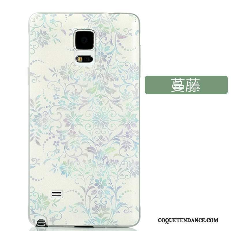 Samsung Galaxy Note 4 Coque Très Mince Dessin Animé Protection Couvercle Arrière Délavé En Daim