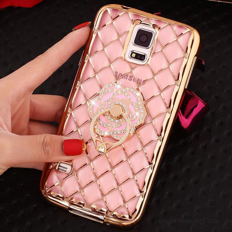 Samsung Galaxy Note 4 Coque Très Mince Étui Silicone Anneau Strass