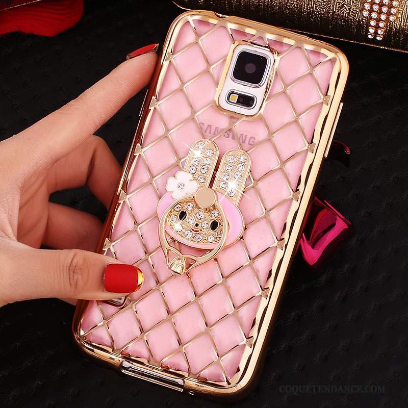 Samsung Galaxy Note 4 Coque Très Mince Étui Silicone Anneau Strass