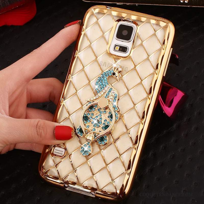 Samsung Galaxy Note 4 Coque Très Mince Étui Silicone Anneau Strass