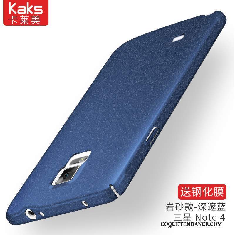 Samsung Galaxy Note 4 Coque Étui Délavé En Daim De Téléphone Protection Silicone