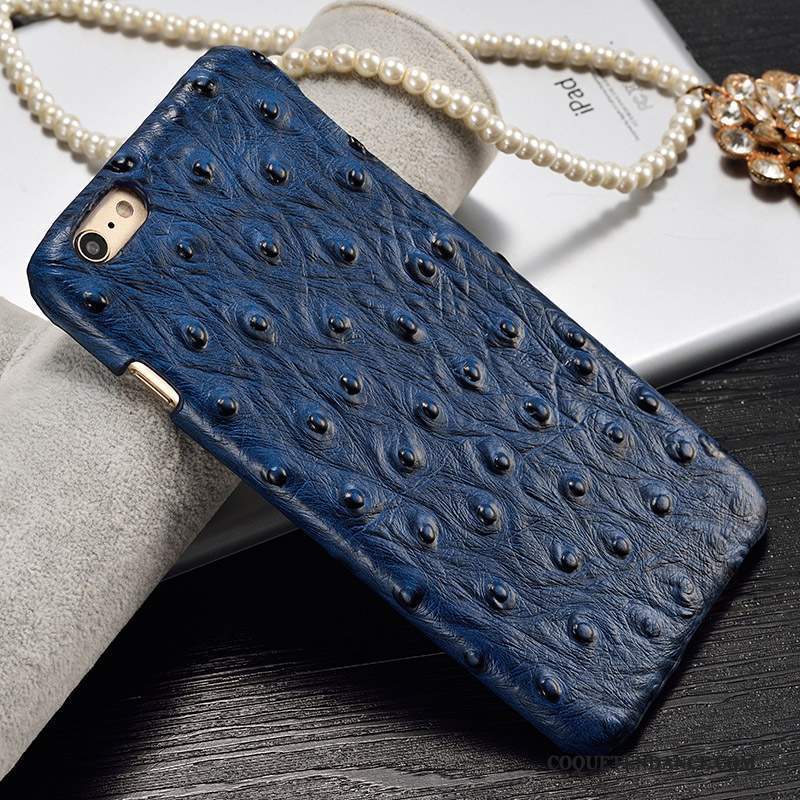 Samsung Galaxy Note 4 Coque Étui En Cuir Très Mince Cuir Véritable Bleu Protection