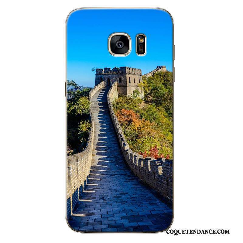 Samsung Galaxy Note 5 Coque Bleu Personnalité Créatif Silicone Europe