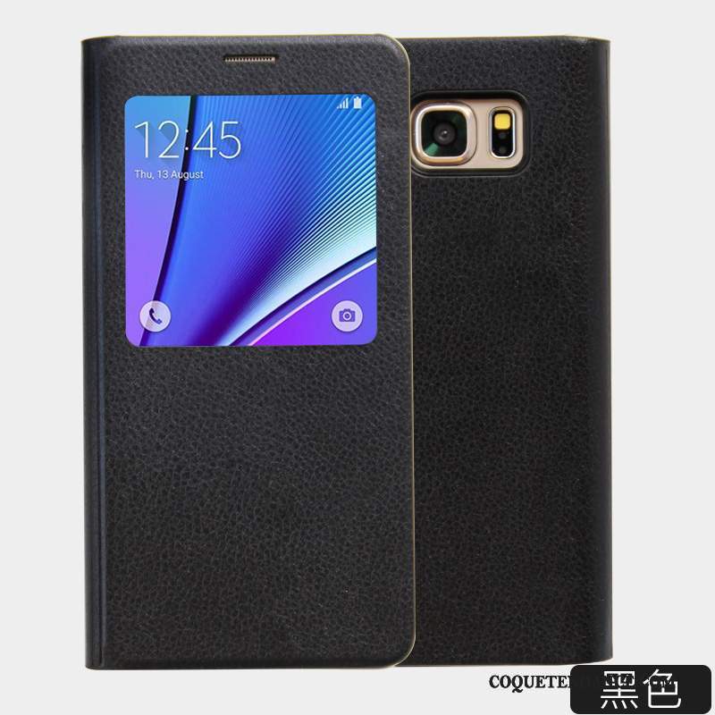Samsung Galaxy Note 5 Coque Dormance Housse Étui Étui En Cuir De Téléphone