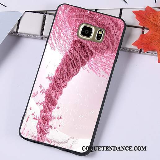 Samsung Galaxy Note 5 Coque Fluide Doux Silicone Noir Personnalité Ornements Suspendus