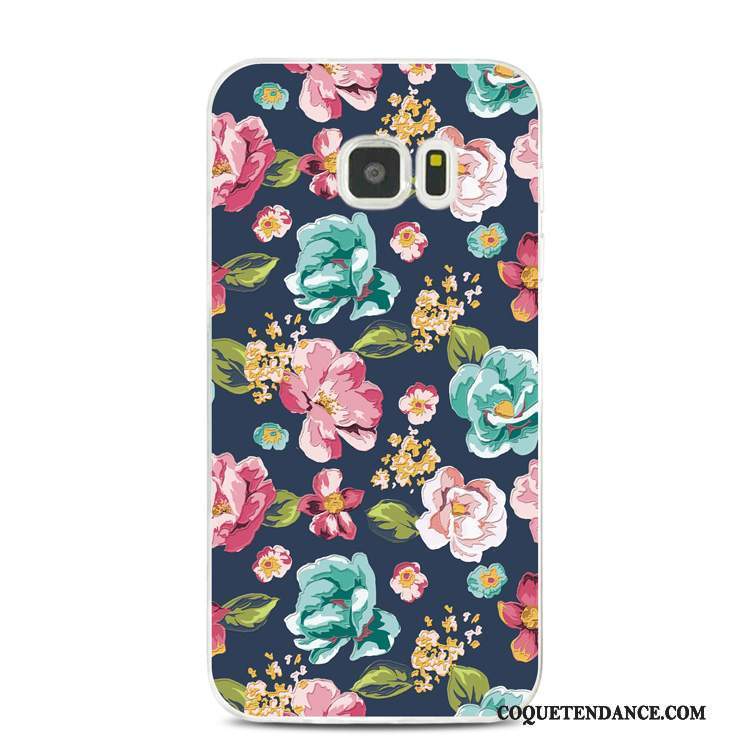 Samsung Galaxy Note 5 Coque Gaufrage Fleur De Téléphone Fluide Doux Étui