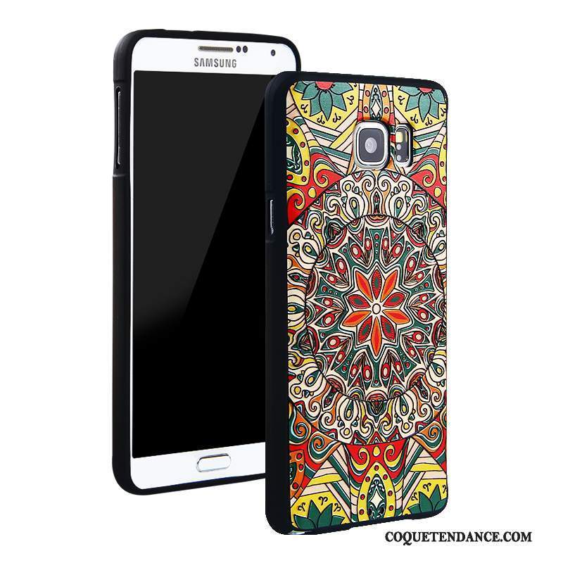Samsung Galaxy Note 5 Coque Incassable Fluide Doux Silicone Multicolore De Téléphone